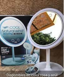 Espejo LED Ventilador Cool Natural